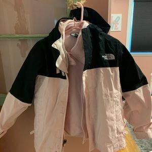 Toddler girls 3T North Face 2 in 1 winter jacket